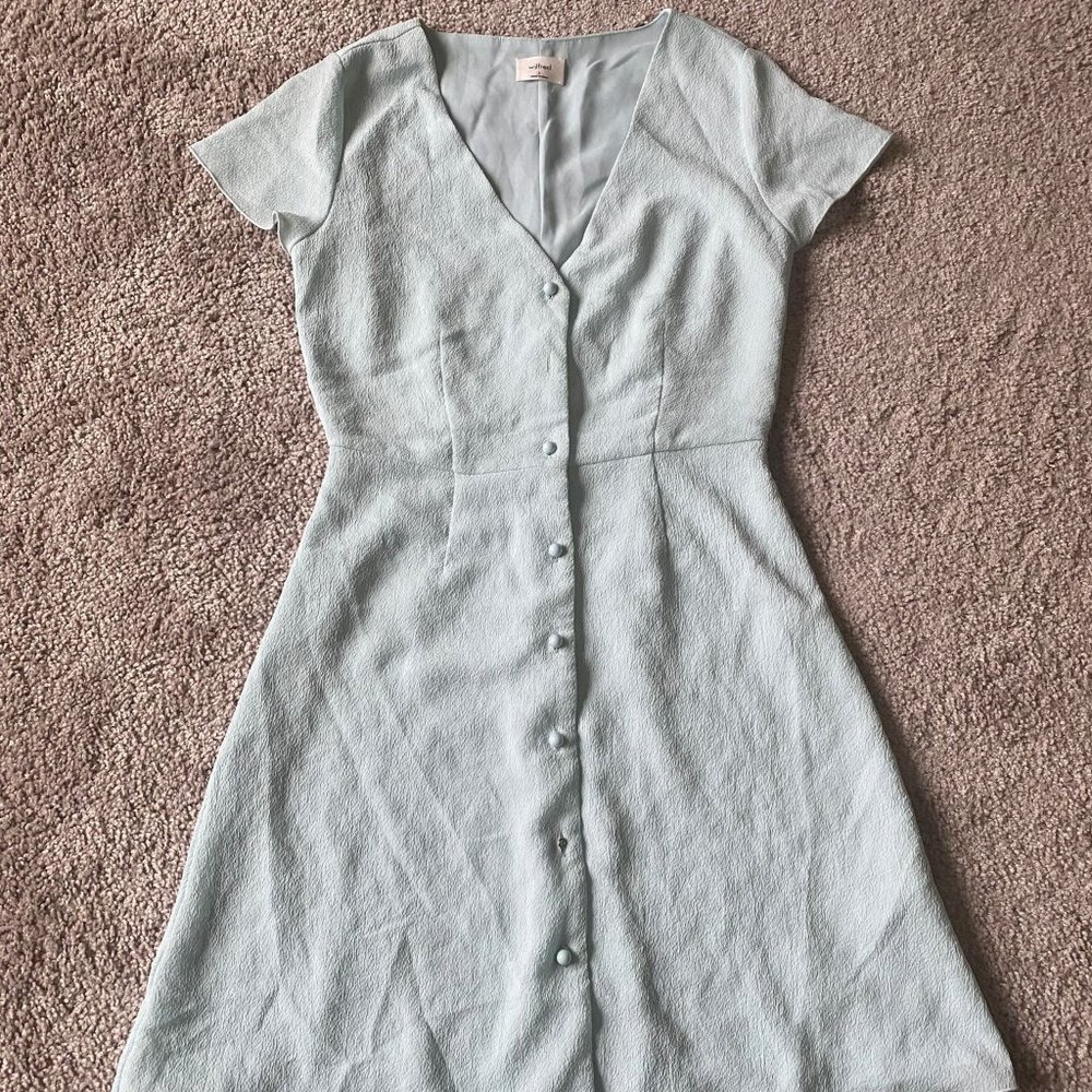 Aritzia Blue Petite Dress